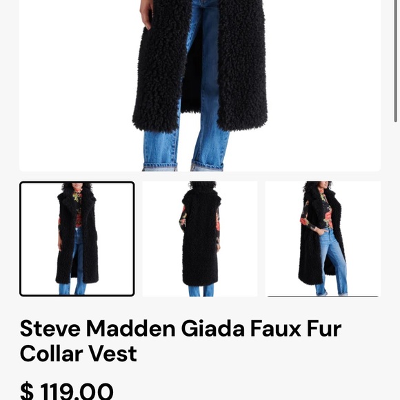 Steve madden Vest - Picture 2 of 4